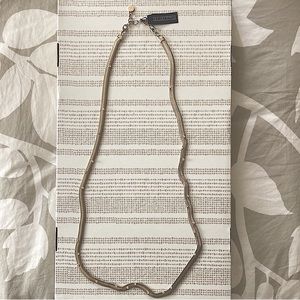 R.J. Graziano Gold rhinestones Snake chain Necklace